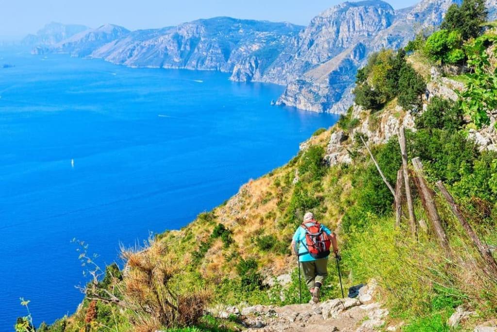 Amalfi Coast, Positano, Sorrento, Capri, Garden, Villa Carcara Colli di Fontanelle Ngoại thất bức ảnh