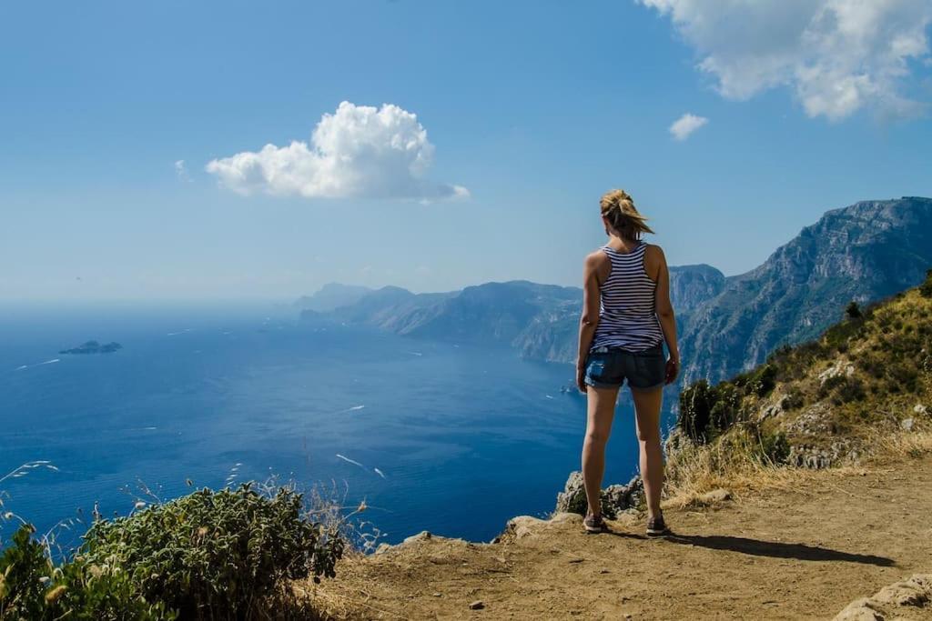 Amalfi Coast, Positano, Sorrento, Capri, Garden, Villa Carcara Colli di Fontanelle Ngoại thất bức ảnh