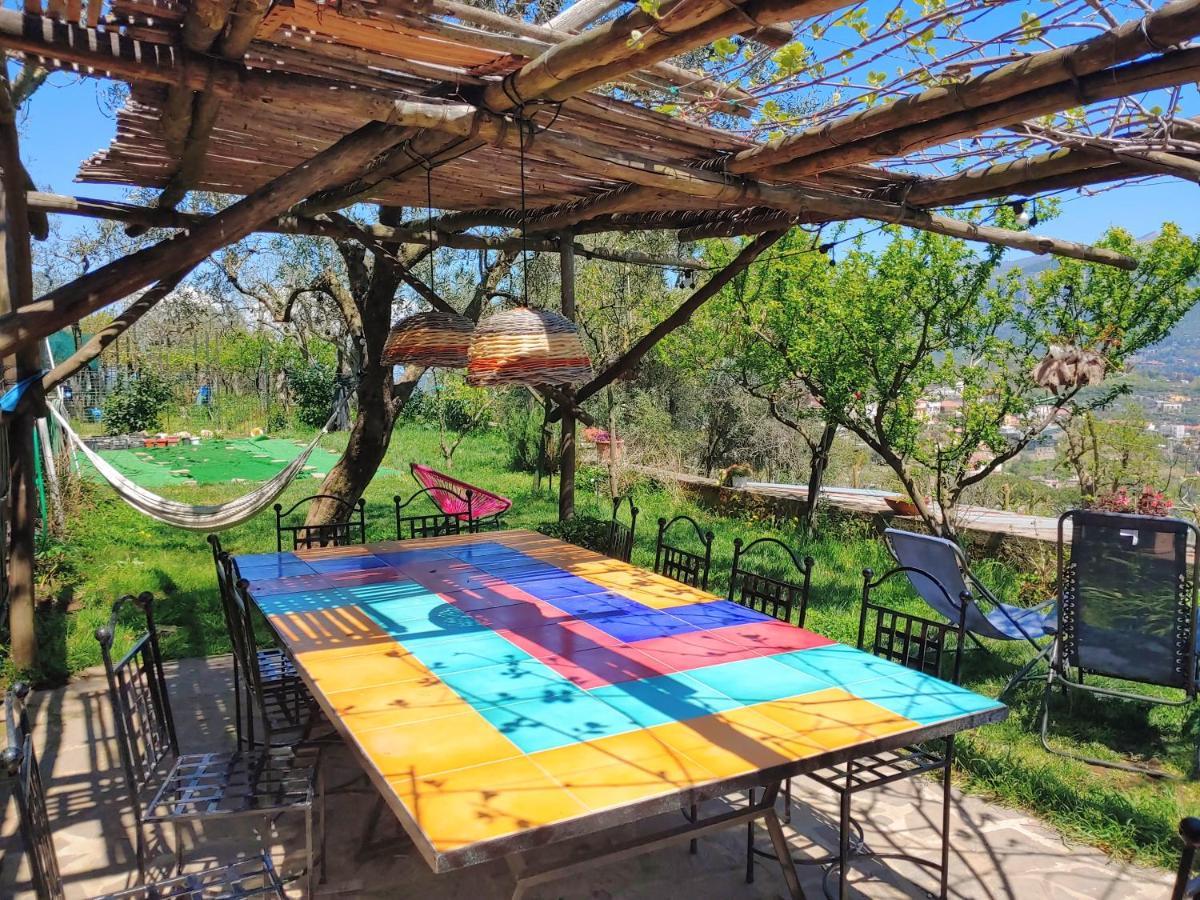 Amalfi Coast, Positano, Sorrento, Capri, Garden, Villa Carcara Colli di Fontanelle Ngoại thất bức ảnh